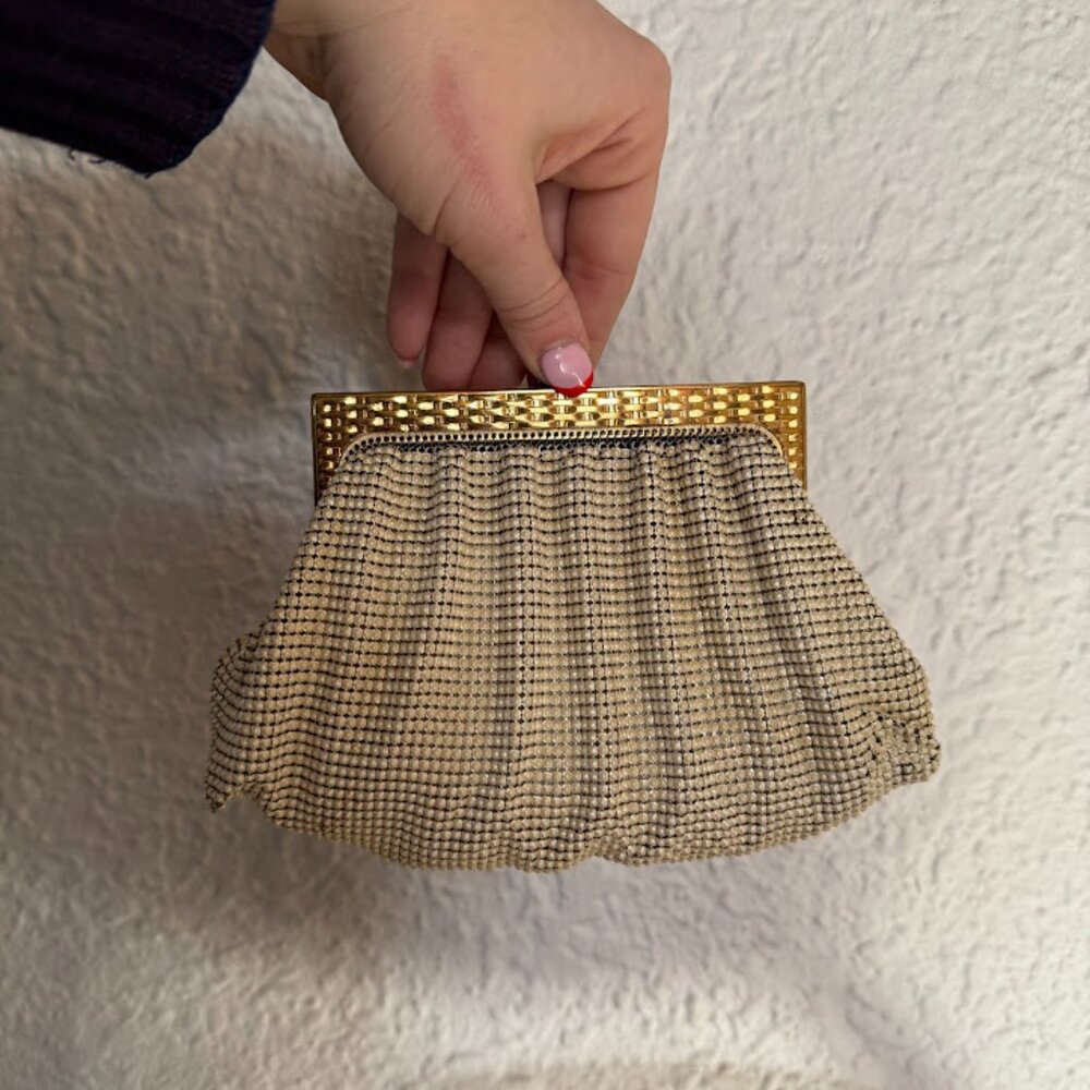 Vintage Mesh Whiting And Davis Small Clutch - image 1